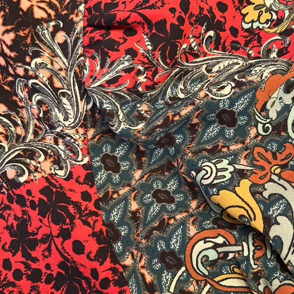 Alice + Olivia Janis Mixed Print Mini Dress - Picture 8 of 16